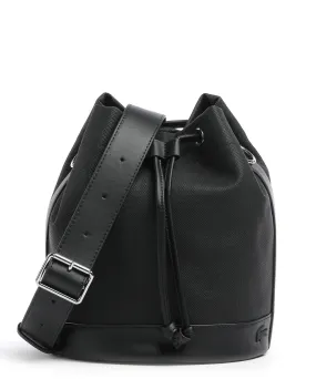  Lacoste Daily Lifestyle Borsa a secchiello tela nero  