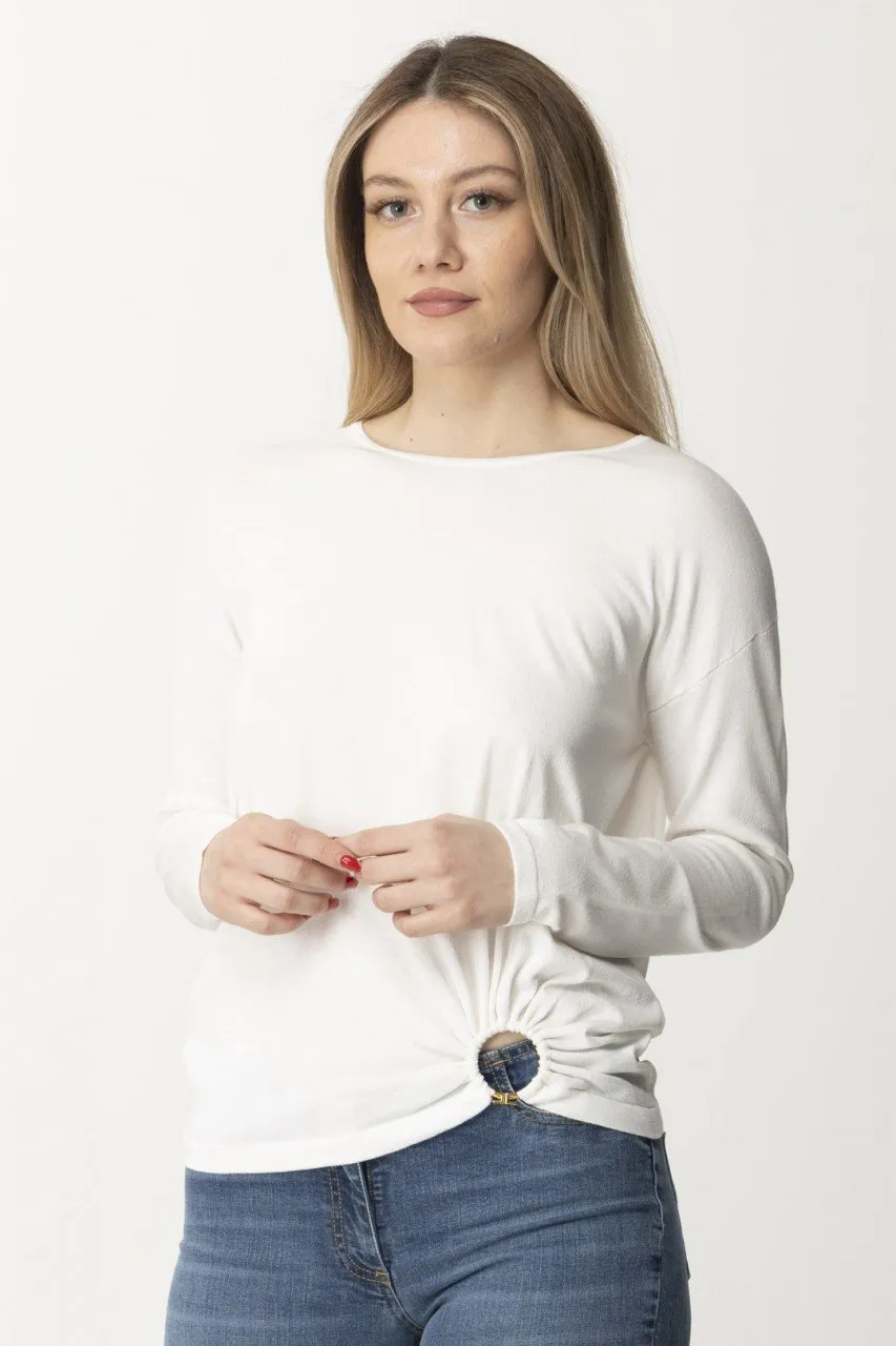 Maglia con anello Avorio