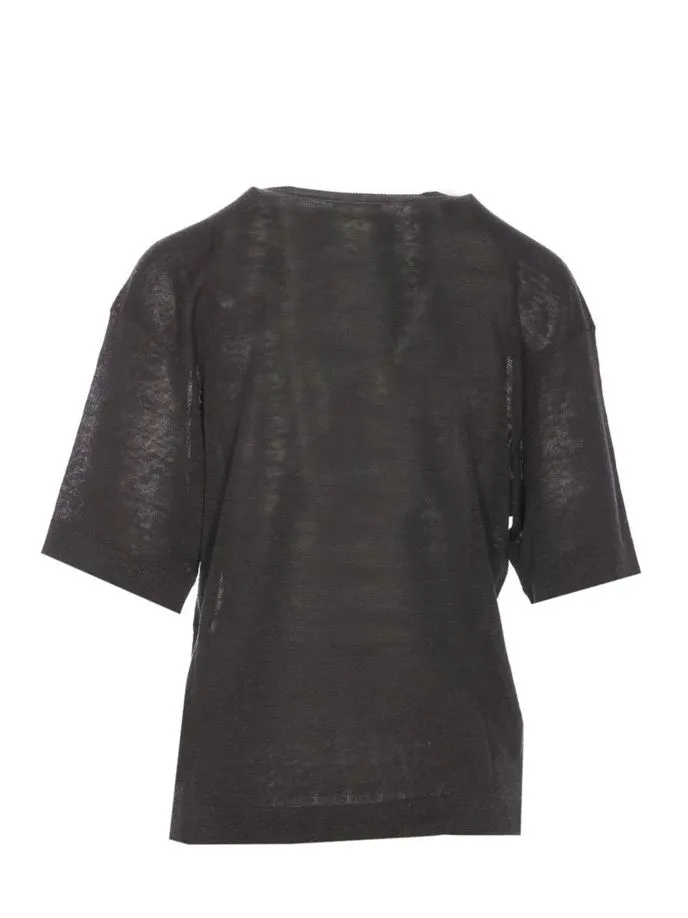 Maglia con paillettes