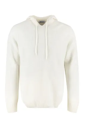 THE (Alphabet) THE (Knit) - Felpa in maglia con cappuccio